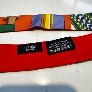 Hermès multi color double Sangle twillon